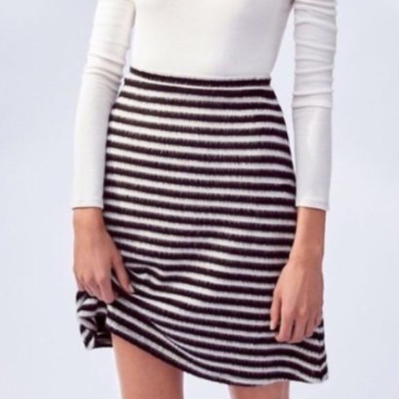 NWT Anthropologie Maeve Cozy Knit Striped Skirt - Picture 4 of 7